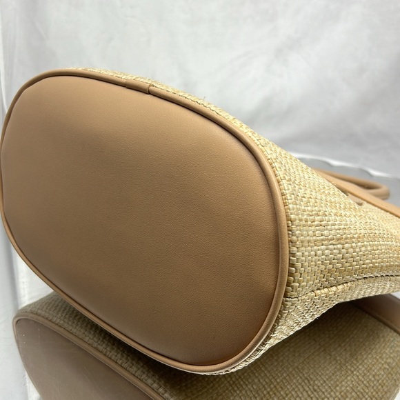 Rudolph Valentino Straw mini tote bag - Picture 4 of 13